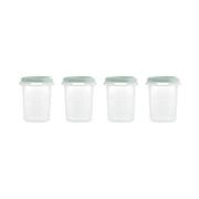 Miniland® Set 4 posodic za shranjevanje Mint 250ml Miniland