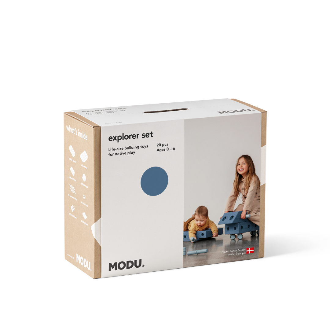 Modu® Explorer set - Deep Blue/Sky Blue Modu