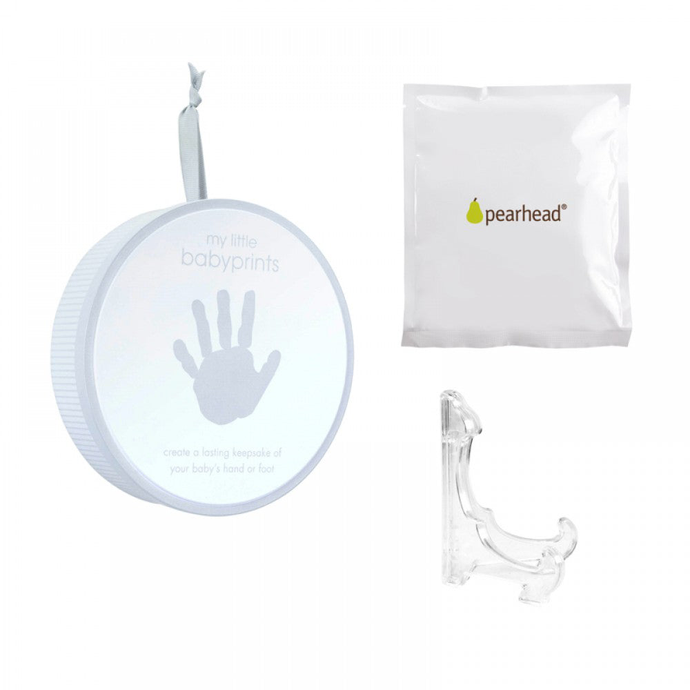 Pearhead® Moj Mali Odtis okrogla škatlica - Grey Pearhead