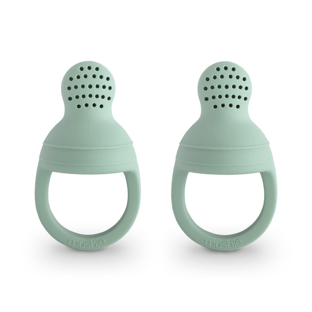 Mushie® Silikonska duda za hranjenje 2 kosa Cambridge Blue Mushie