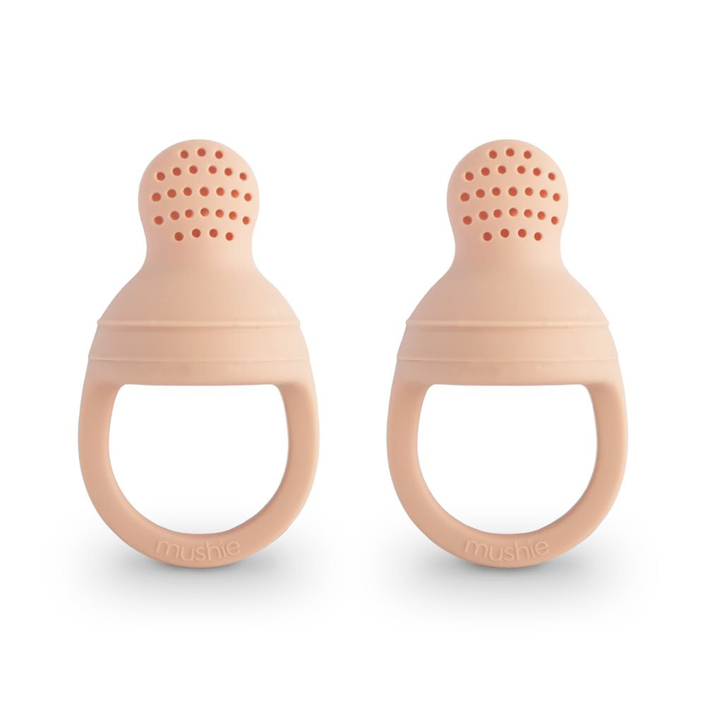 Mushie® Silikonska duda za hranjenje 2 kosa Blush Mushie
