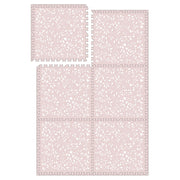 Evibell® Igralna podloga Puzzle 120x180 Leaves Raspberry Evibell