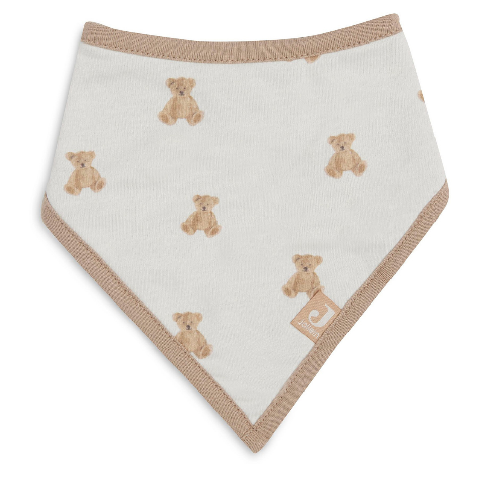 Jollein® Bombažni slinček Teddy Bear GOTS 2 kosa Jollein
