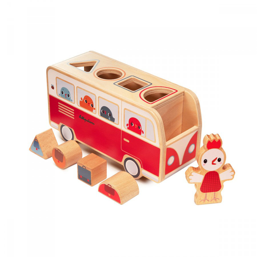 Lilliputiens® Kocka za razvrščanje oblik Lilliputiens