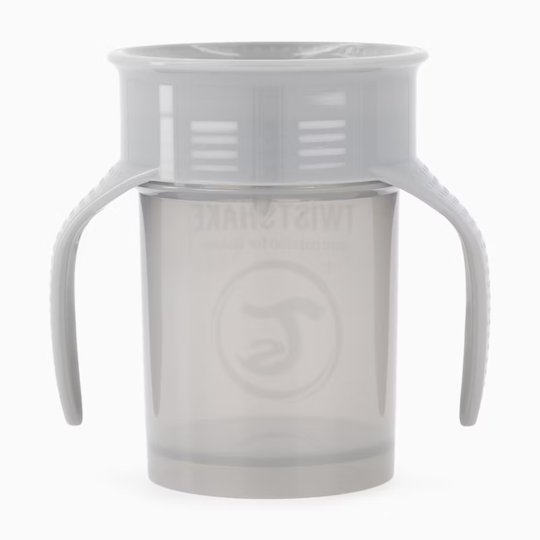 Twistshake® 360 Lonček za učenje pitja 230ml Grey Twistshake