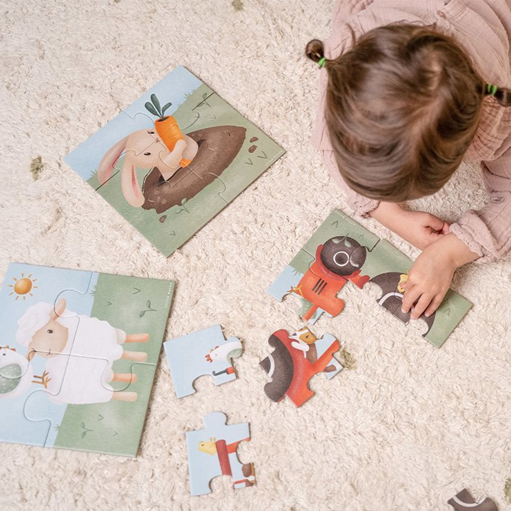 Little Dutch® Puzzle Little Farm 4v1 Little Dutch