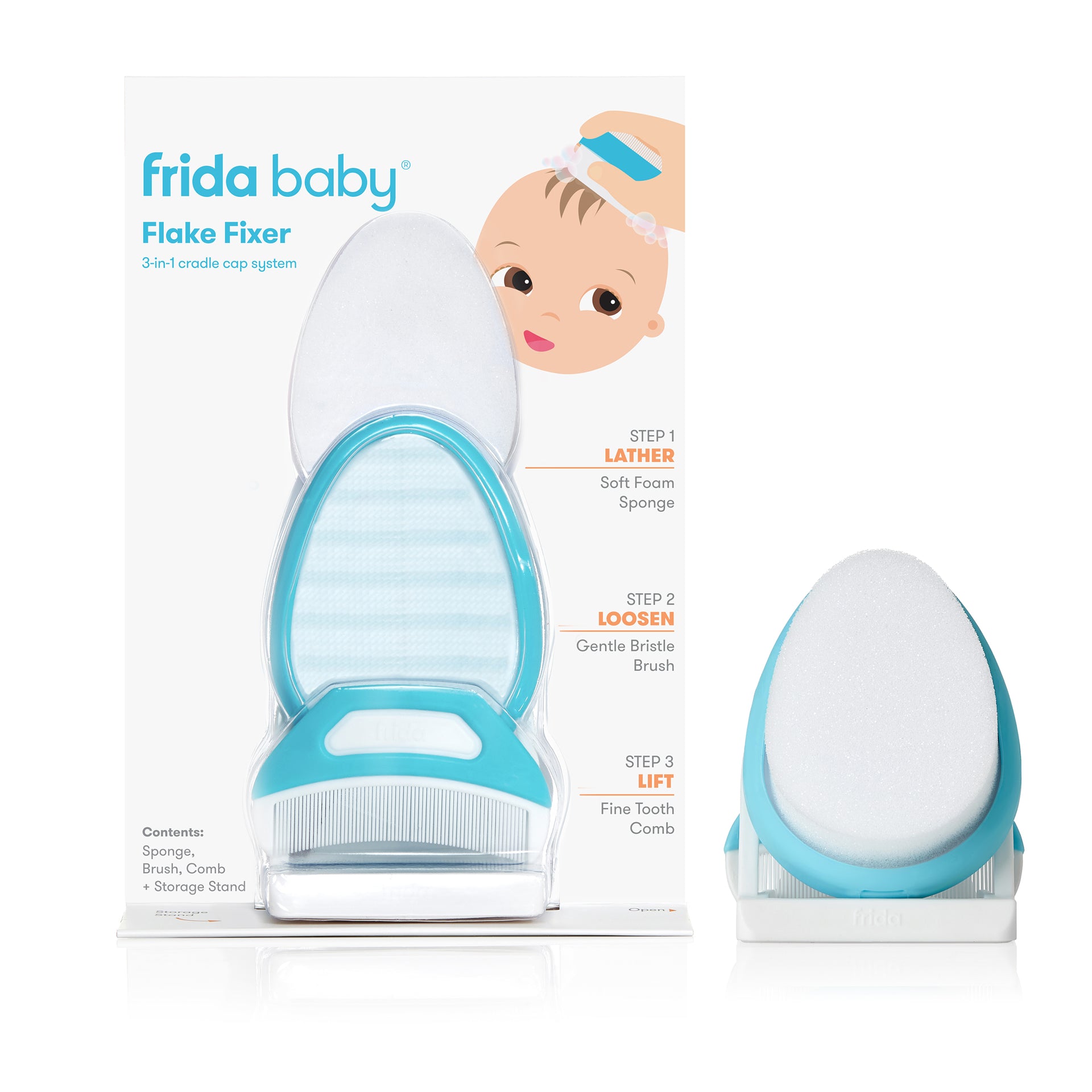 Fridababy® Pripomoček za odstranjevanje temenc v 3 korakih Frida
