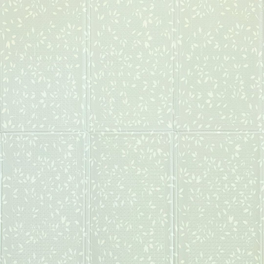Evibell® Zložljiva igralna podloga 150x190 Leaves/Geometric Pistachio Evibell