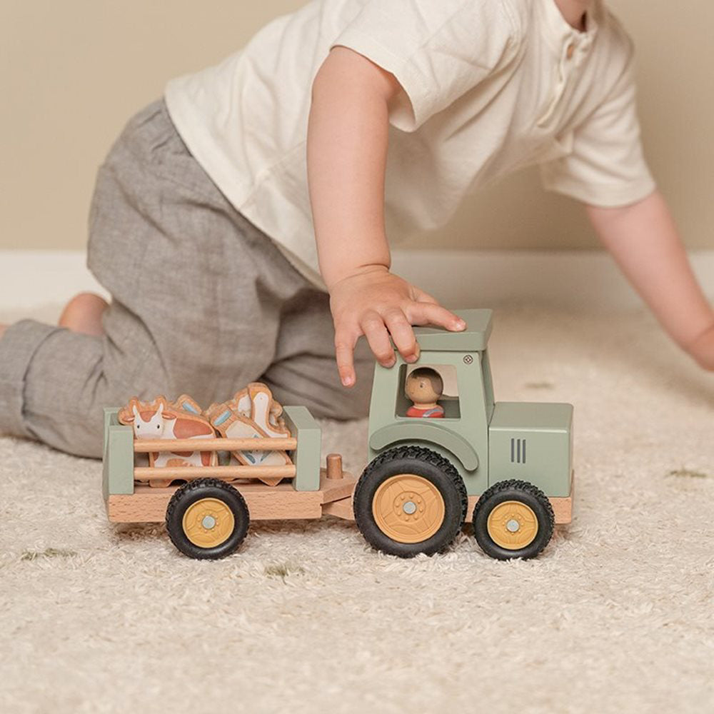 Little Dutch® Lesen traktor s prikolico Little Dutch