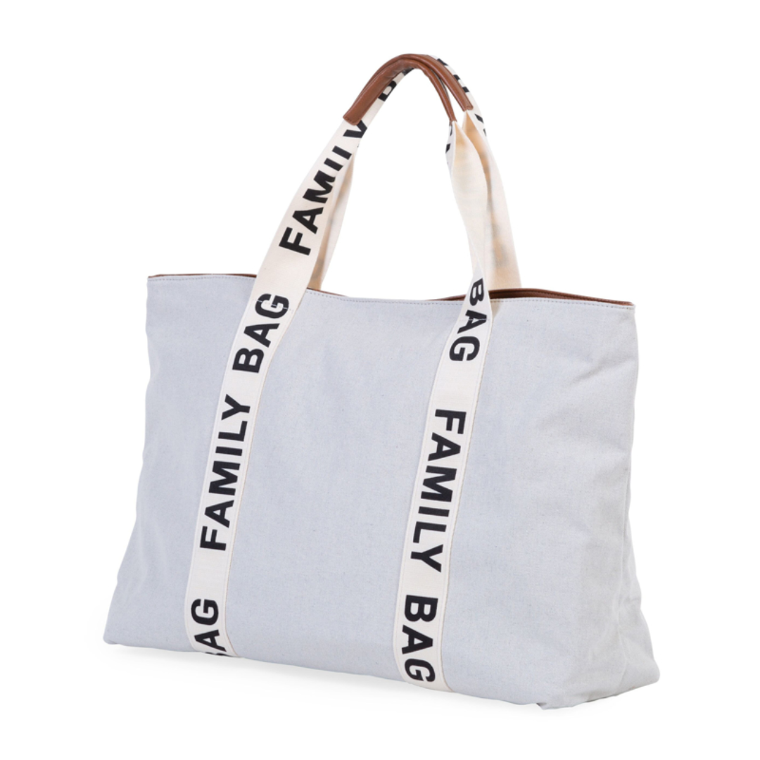 Childhome® Torba Family Bag Signature Canvas Off White Childhome