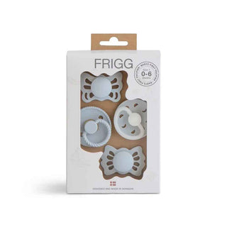 Frigg® Baby’s First Pacifier Set 4-pack Moonlight Sailing Powder Blue