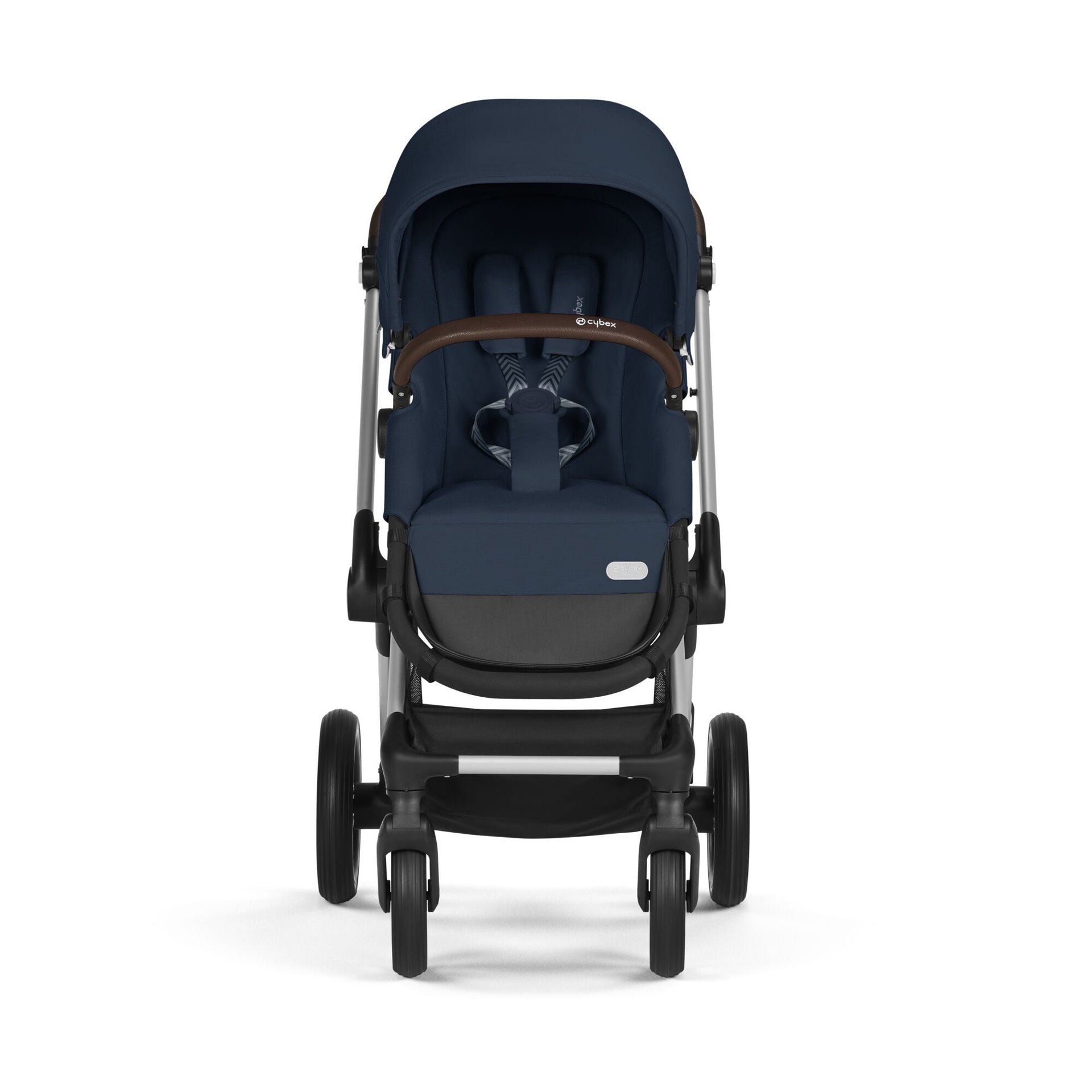 Cybex® Otroški voziček 2v1 Eos™ Lux Ocean Blue (Silver Frame) Cybex