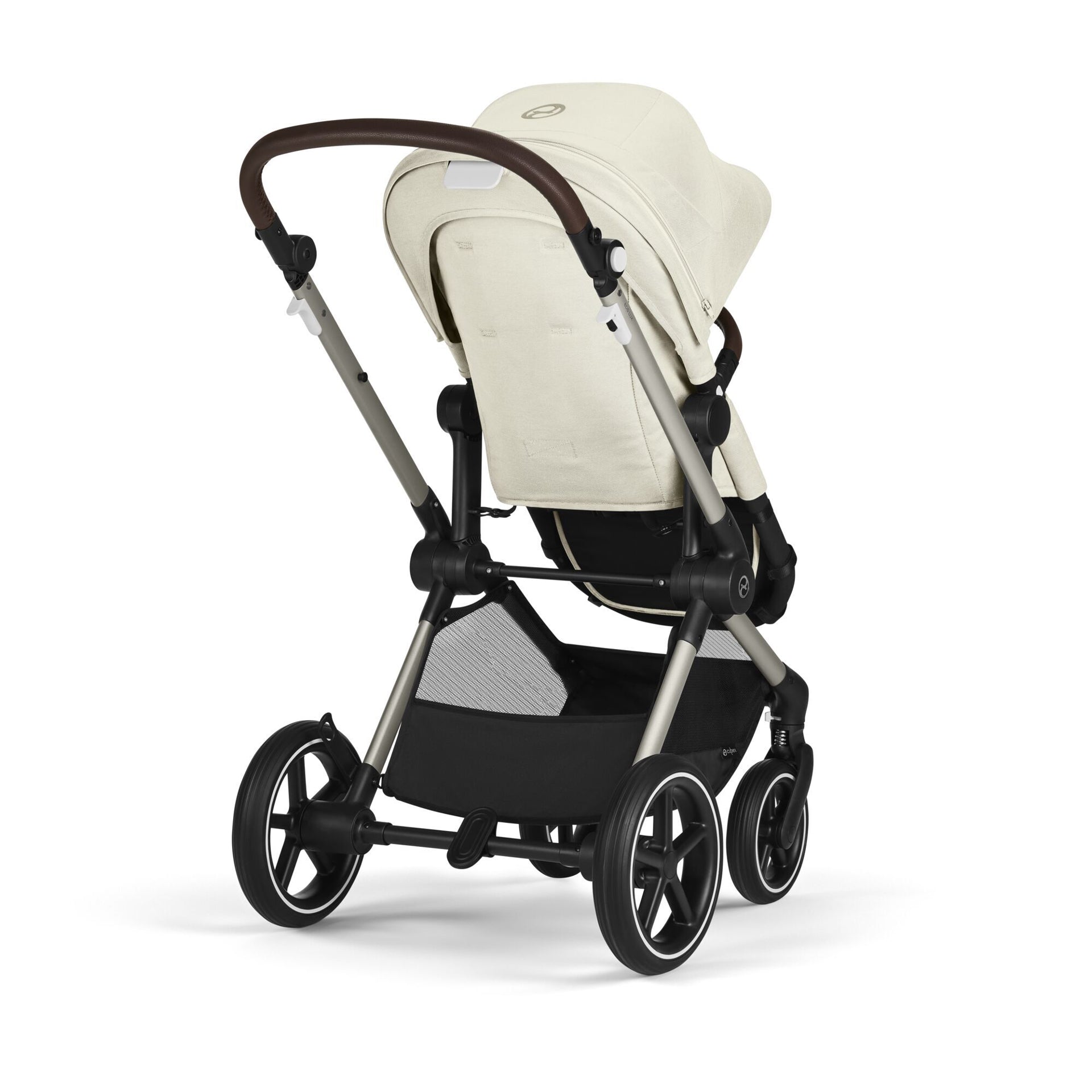 Cybex® Otroški voziček 2v1 Eos™ Lux Seashell Beige (Taupe Frame) Cybex