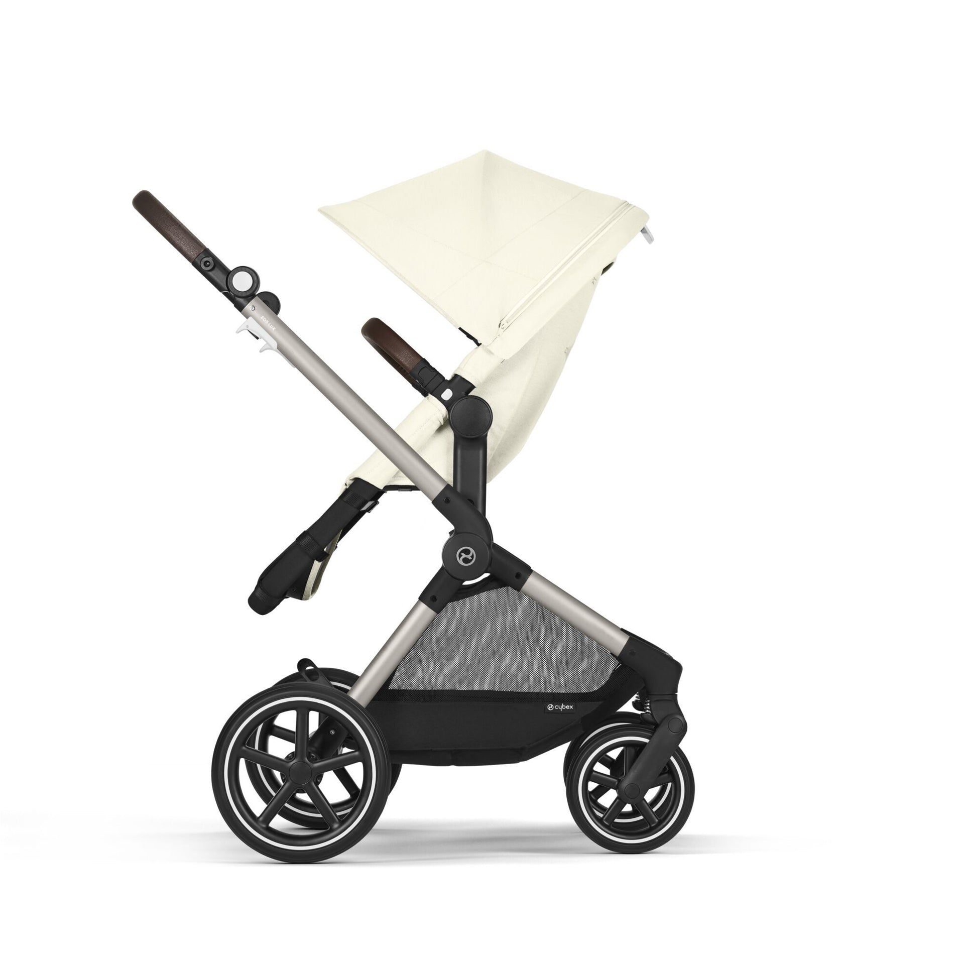 Cybex® Otroški voziček 2v1 Eos™ Lux Seashell Beige (Taupe Frame) Cybex