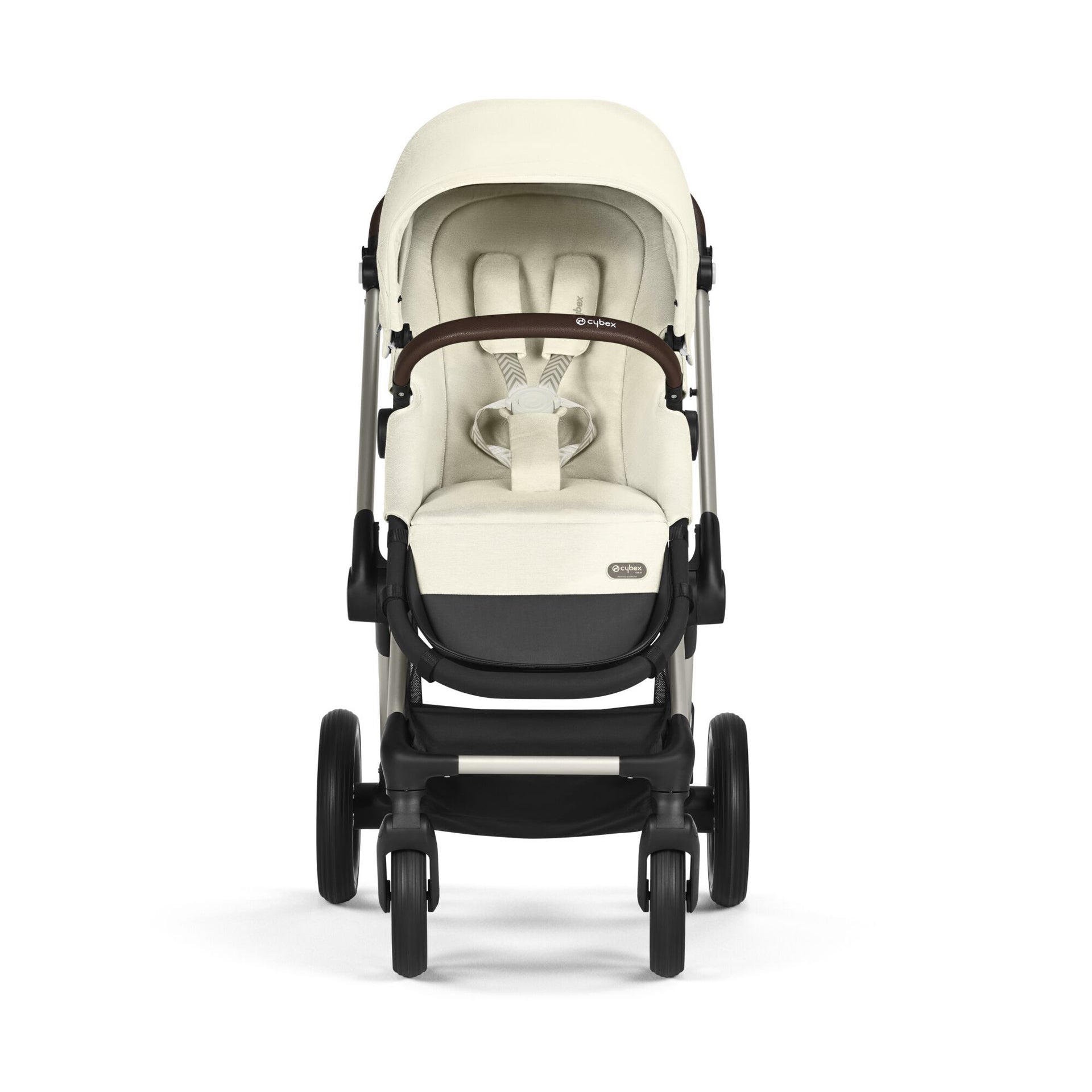 Cybex® Otroški voziček 2v1 Eos™ Lux Seashell Beige (Taupe Frame) Cybex