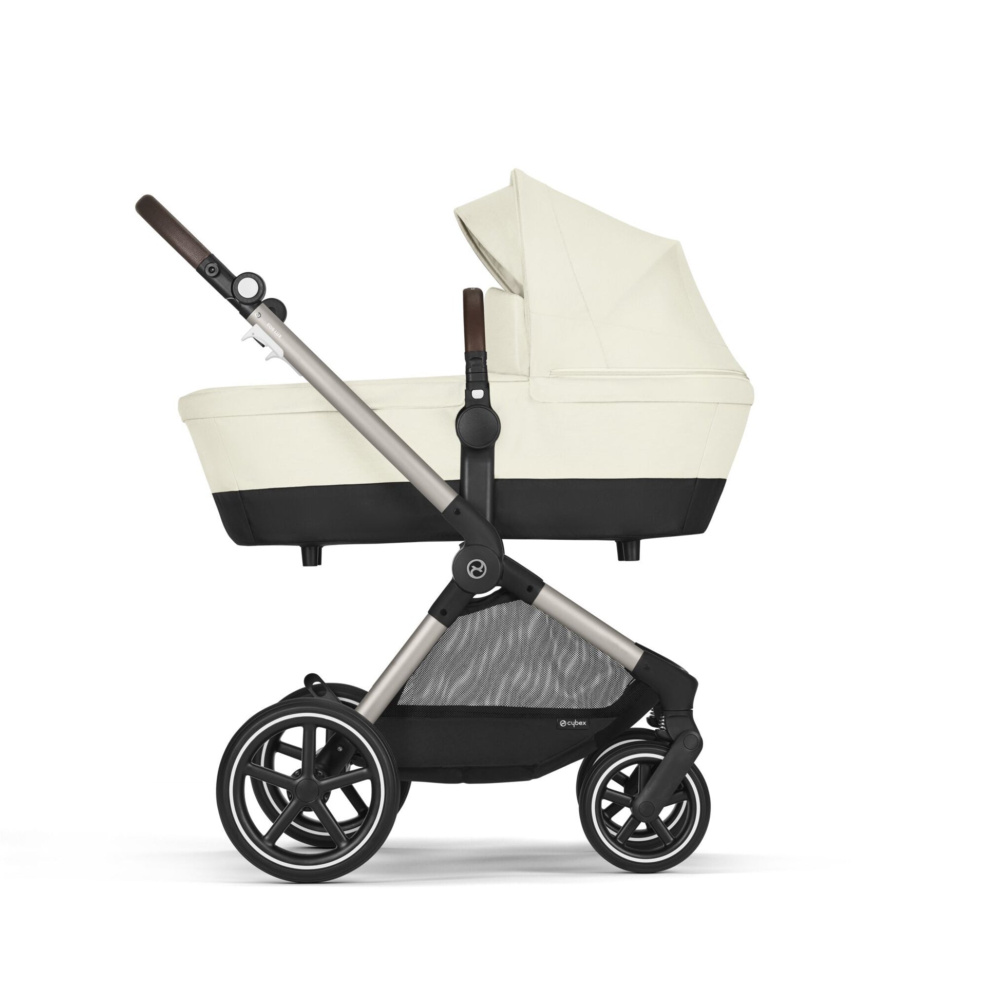 Cybex® Otroški voziček 2v1 Eos™ Lux Seashell Beige (Taupe Frame) Cybex