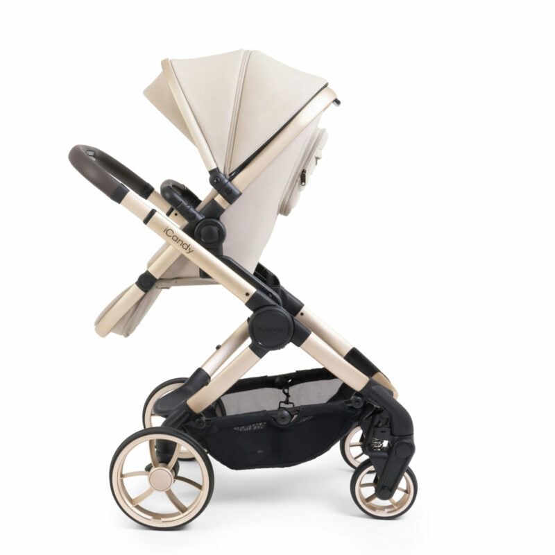 iCandy® Otroški voziček s košaro 2v1 Peach 7 Biscotti Complete Bundle iCandy
