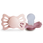 Frigg® Simetrična Duda iz silikona Lucky Blush/Cedar (6-18m) FRIGG