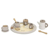 Label Label® Holzset für Teeparty Nougat