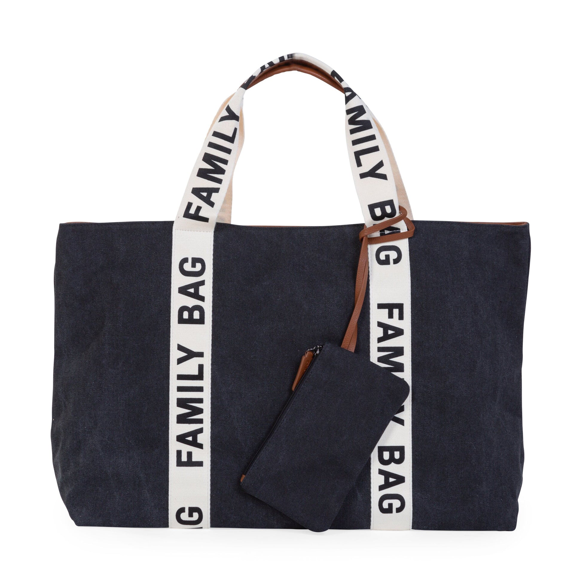 Childhome® Torba Family Bag Signature Canvas Black Childhome