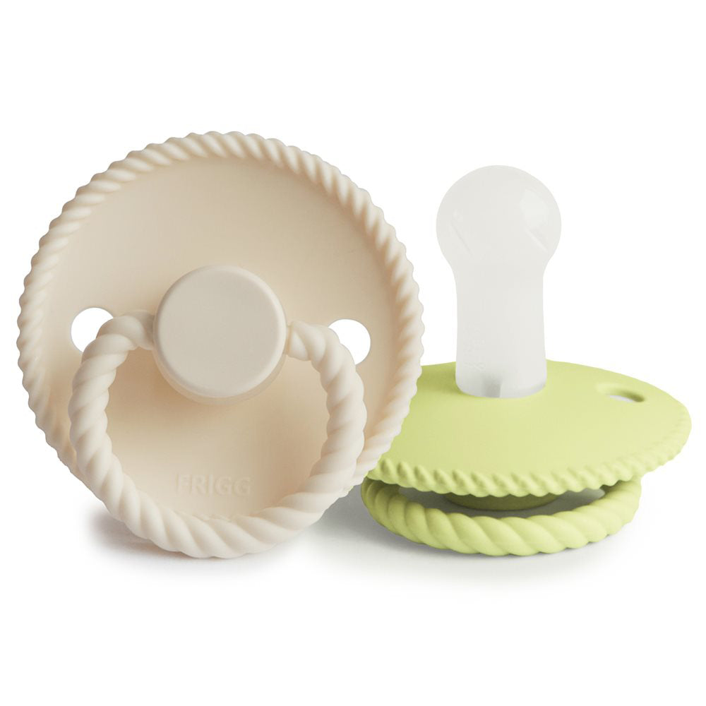 Frigg® Duda iz silikona Rope Cream/Green Tea 6-18 M FRIGG