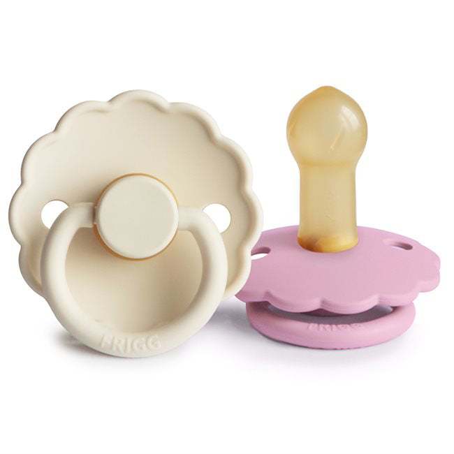 Frigg® Duda iz kavčuka Daisy Cream/Lupine 6-18 M FRIGG