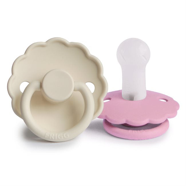 Frigg® Duda iz silikona Daisy Cream/Lupine 6-18 M FRIGG