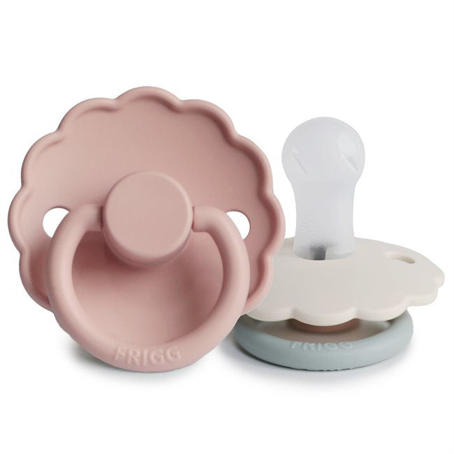 Frigg® Duda iz silikona Daisy Blush/Cotton Candy 0-6 M FRIGG