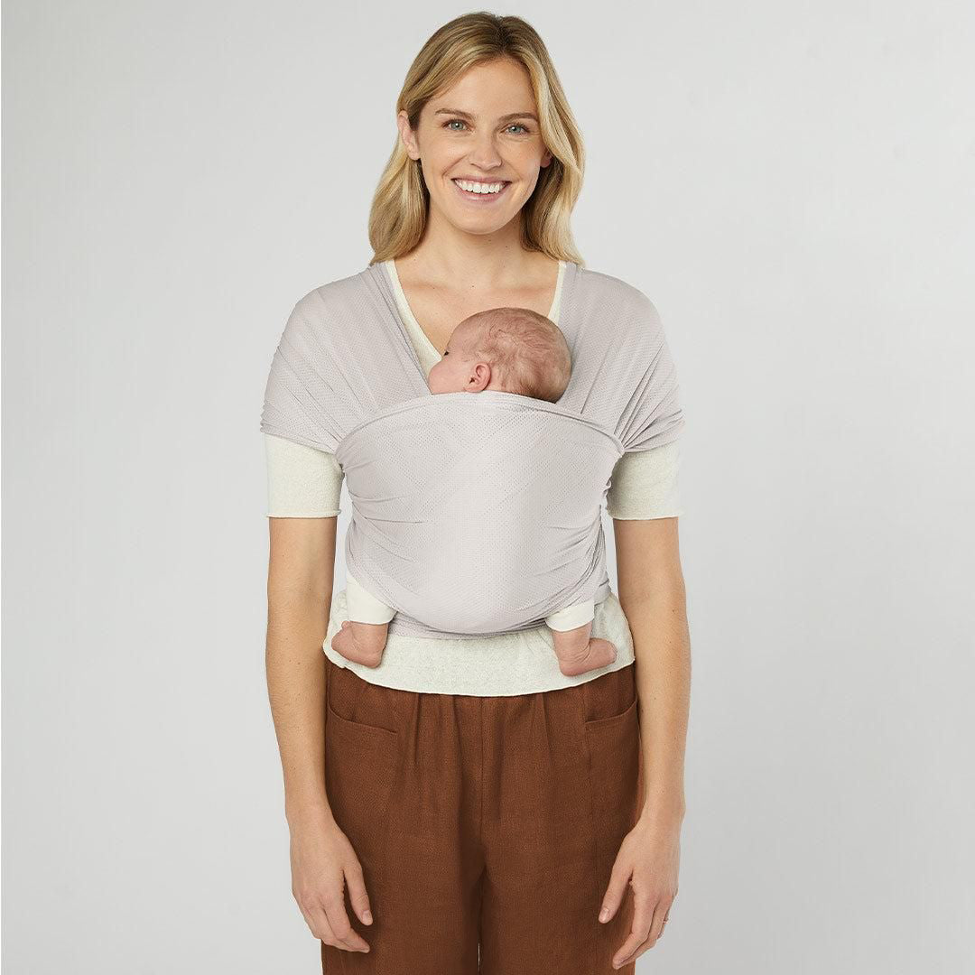 Ergobaby® Nosilka Aura Wrap Sustainable MESH Soft Grey Ergobaby