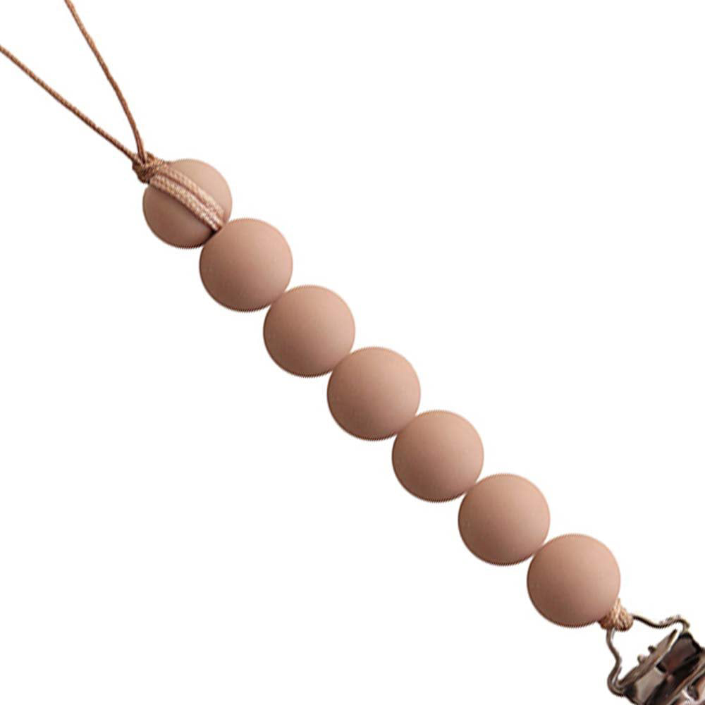 Mushie® Držalo za dudo Halo Pale Taupe Mushie