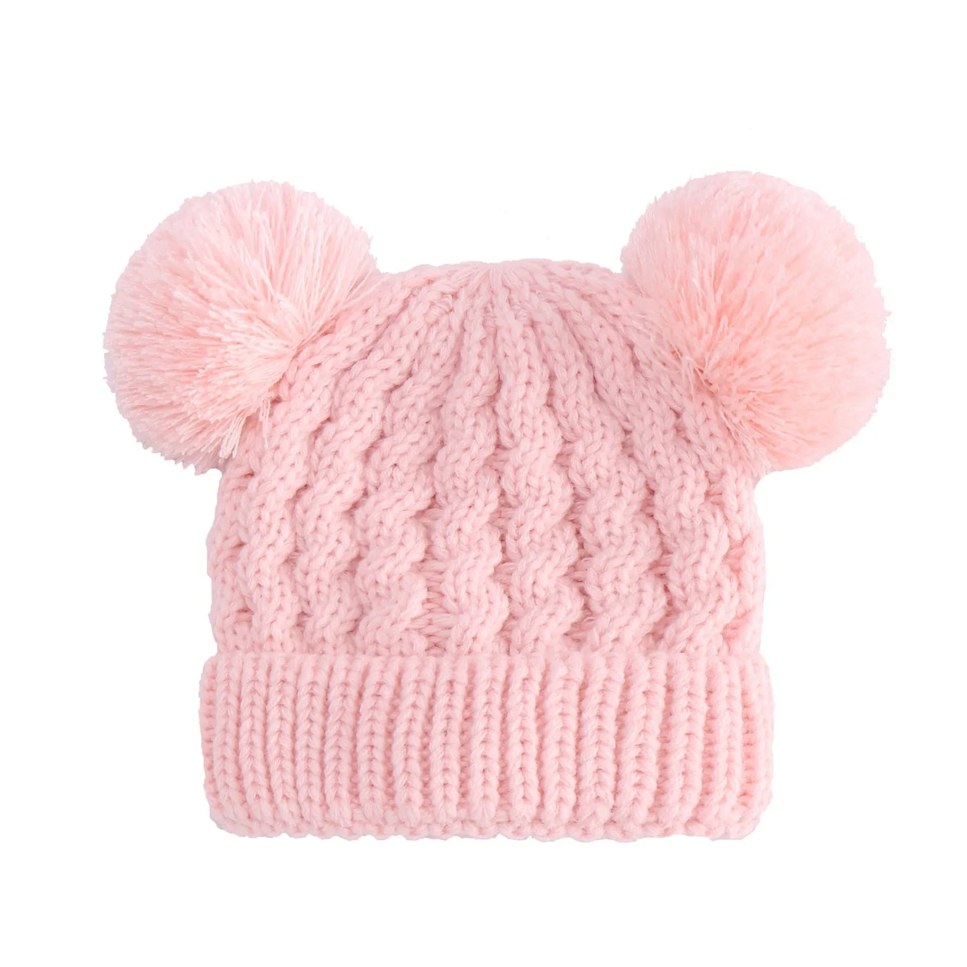 Petite Anna® Zimska kapa Pompoms (0-3L) Pink Petite Anna