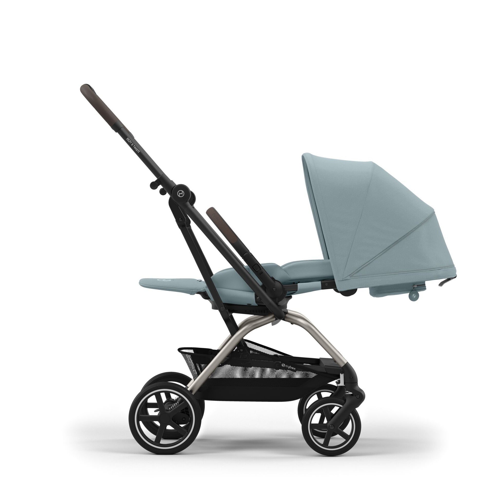 Cybex® Otroški voziček Eezy S Twist+2 Stormy Blue (Taupe Frame) Cybex