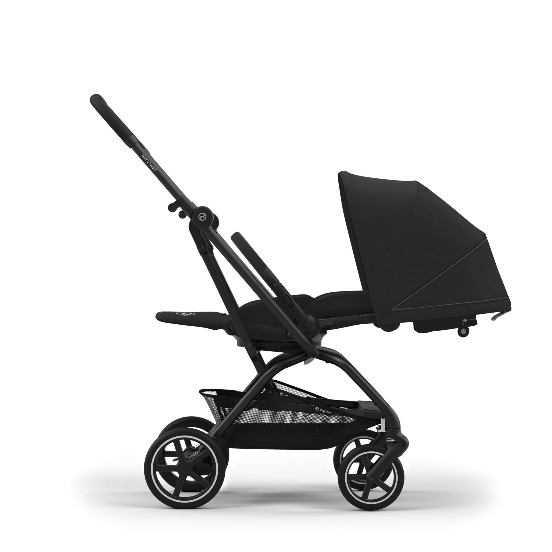 Cybex® Otroški voziček Eezy S Twist+2 Magic Black (Black Frame) Cybex