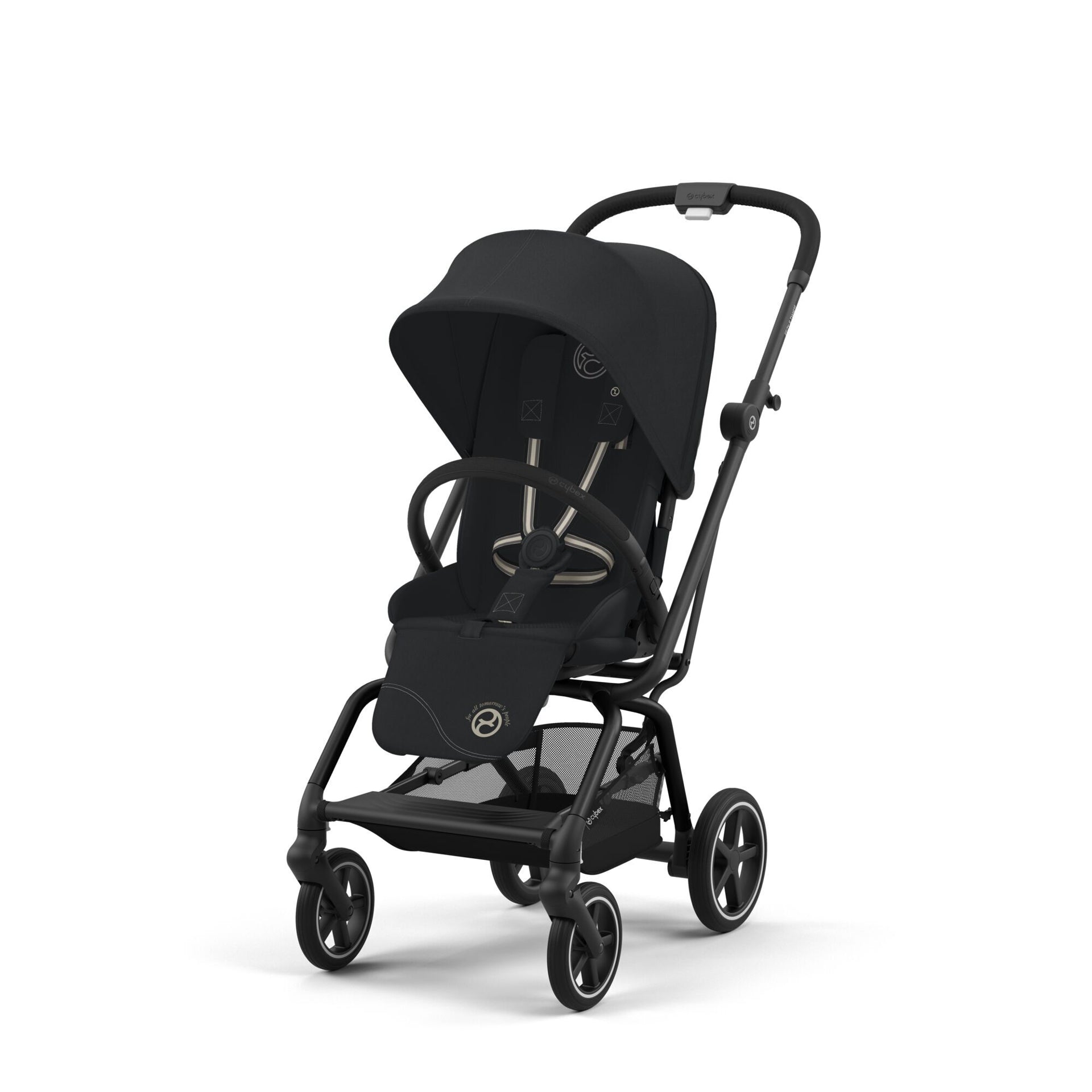 Cybex® Otroški voziček Eezy S Twist+2 Magic Black (Black Frame) Cybex