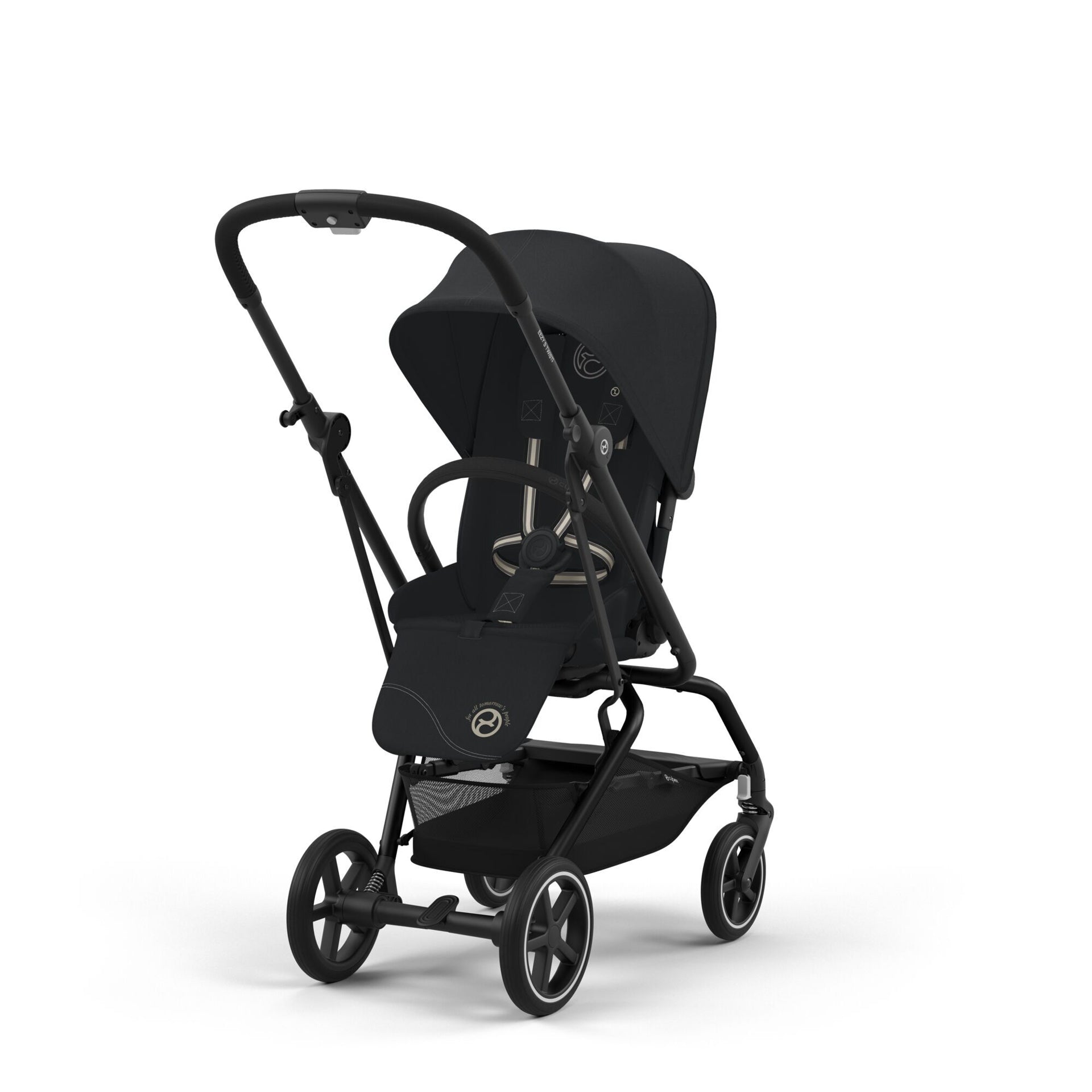 Cybex® Otroški voziček Eezy S Twist+2 Magic Black (Black Frame) Cybex