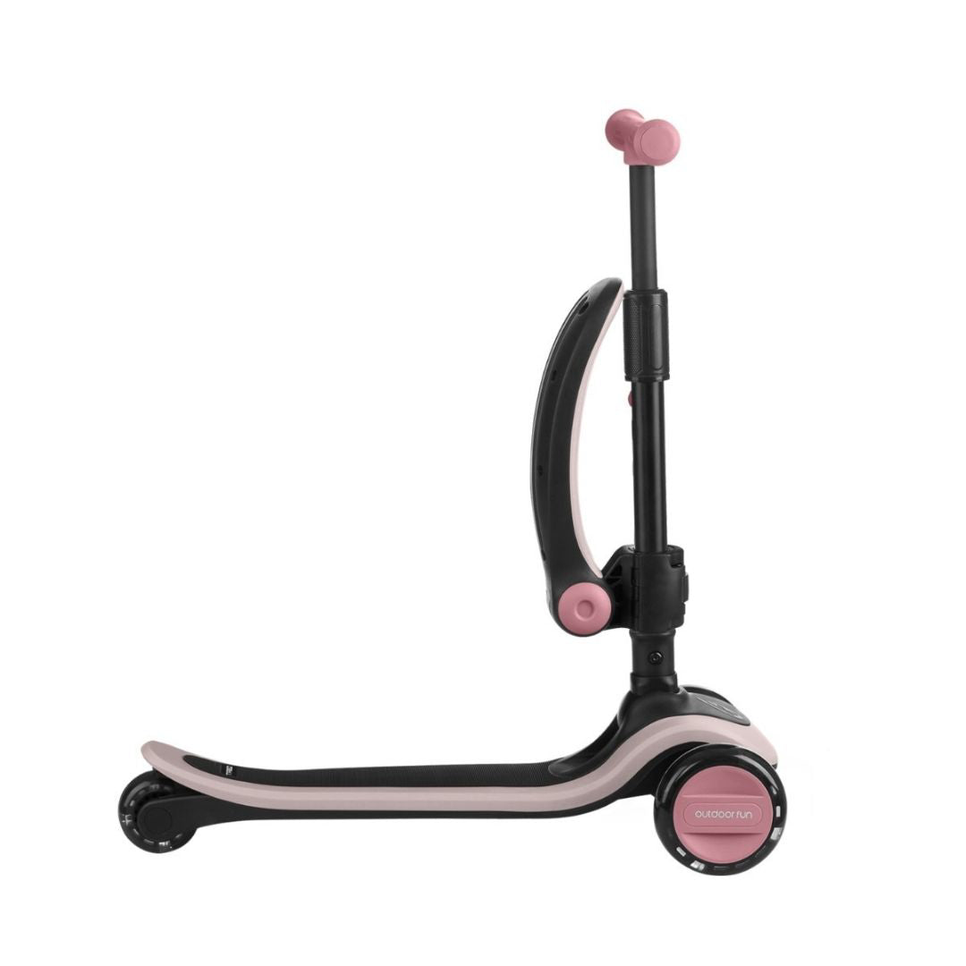 KikkaBoo® Otroški poganjalec/skiro 2v1 Treo Pink KikkaBoo