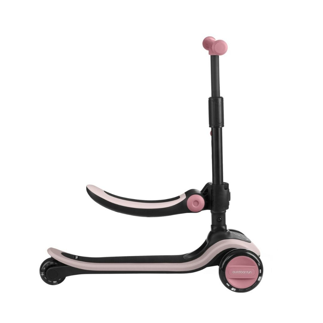 KikkaBoo® Otroški poganjalec/skiro 2v1 Treo Pink KikkaBoo