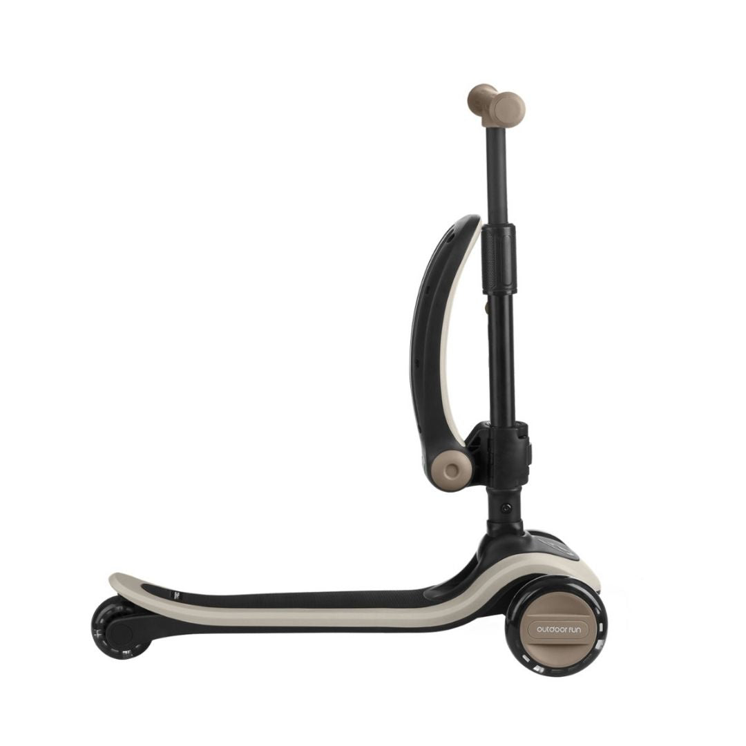 KikkaBoo® Otroški poganjalec/skiro 2v1 Treo Beige KikkaBoo