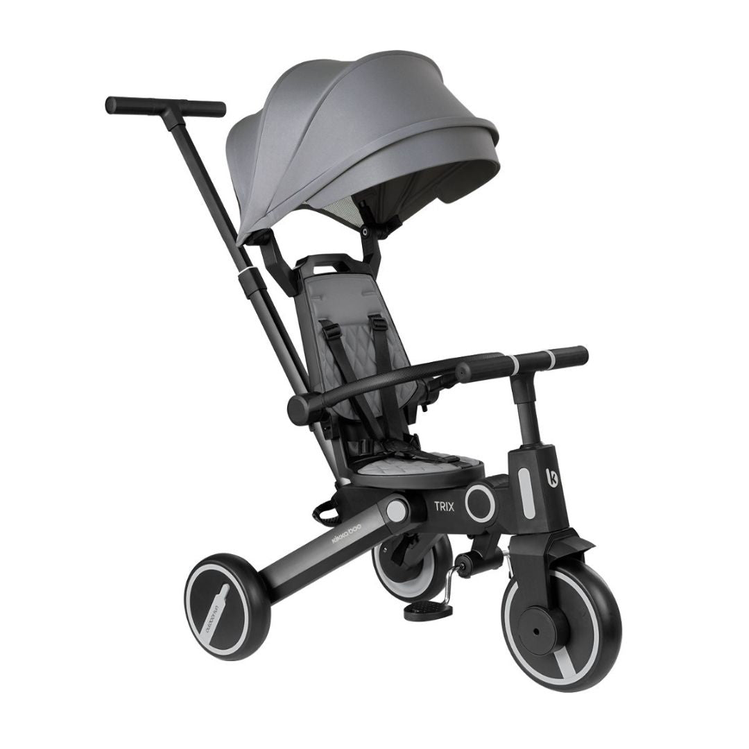 KikkaBoo® Otroški tricikel 7v1 Trix Grey KikkaBoo