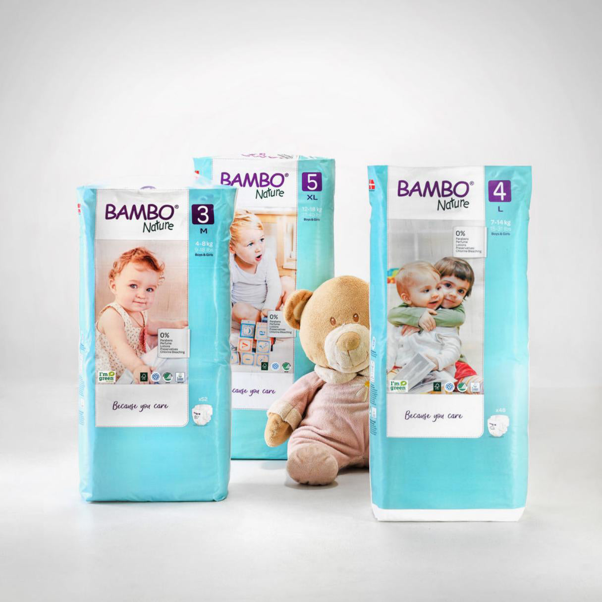 Bambo Nature® Plenice Midi Velikost 3 (4-8 kg) 52 kos Bambo Nature