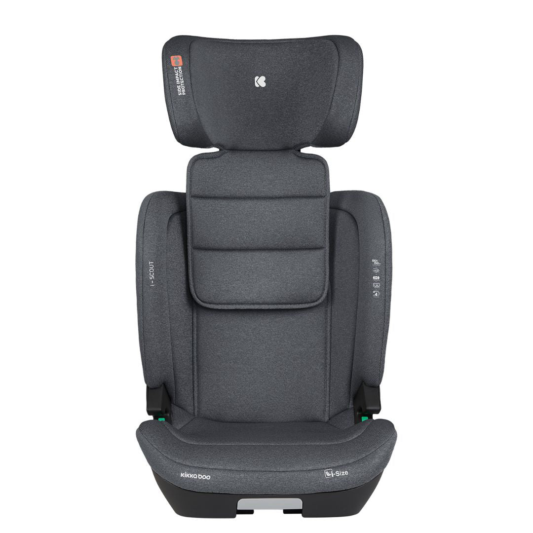 KikkaBoo® Otroški avtosedež i-Scout i-SIZE (100-150 cm) Dark Grey KikkaBoo