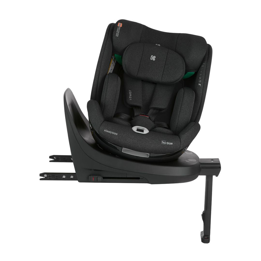 KikkaBoo® Otroški avtosedež 360° i-Twist i-SIZE (40-150 cm) Black KikkaBoo