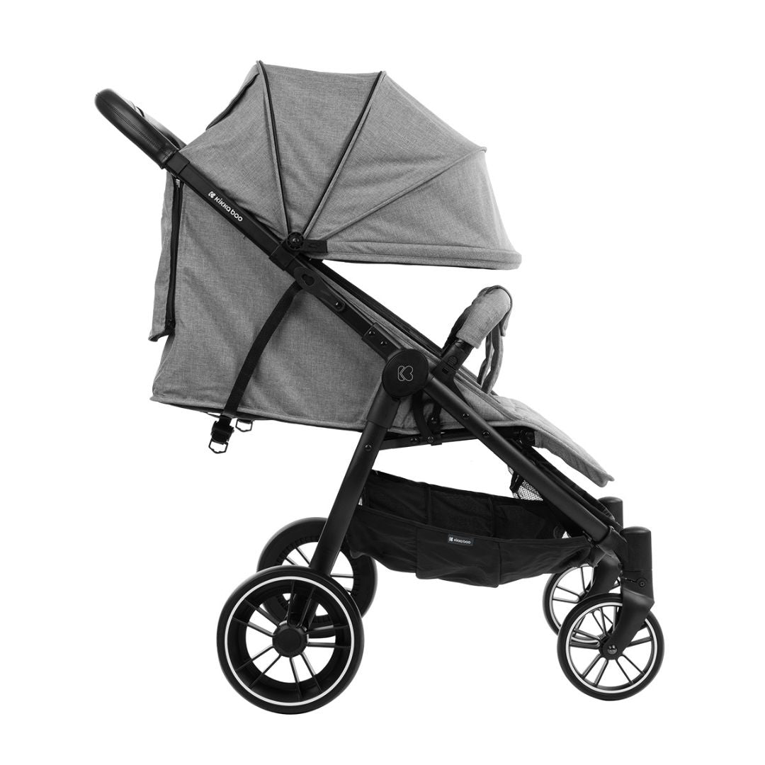 KikkaBoo® Otroški voziček za dvojčke Happy 2 Light Grey KikkaBoo