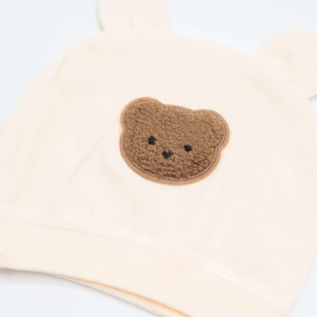 Petite Anna® Mehka kapica za dojenčke Litter Bear (0-3m) Beige Petite Anna