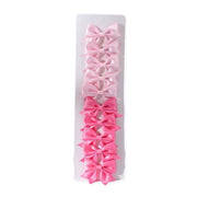 Petite Anna® Špangice za lase Silk Bow Pink 10 kosov Petite Anna