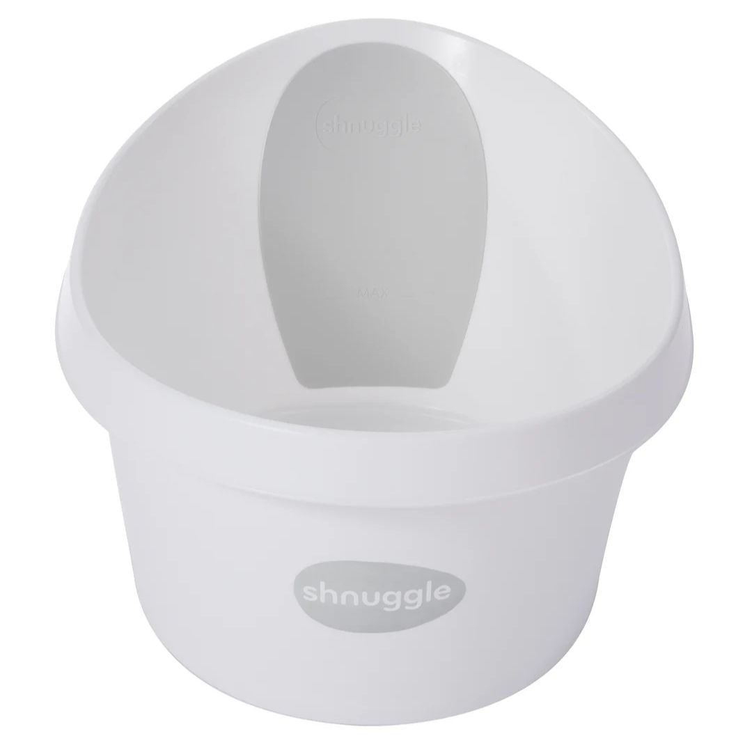 Shnuggle® Otroška banjica Toddler White/Grey (12m+) Shnuggle