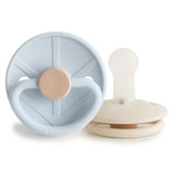 Frigg® Daisy Pacifiers Silicone Little Viking Powder Blue/Cream