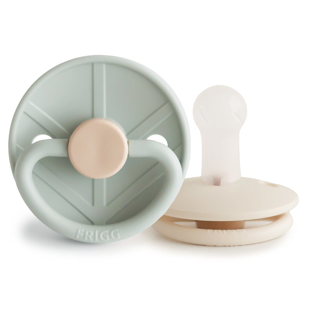 Frigg® Duda iz silikona Little Viking Sage/Cream 6-18 M FRIGG