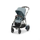 Cybex® Kinderwagen e-Gazelle™ S Stormy Blue (Taupe Frame)