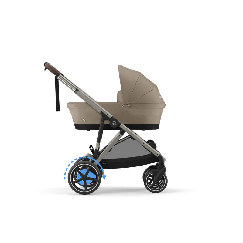 Cybex® Otroški voziček e-Gazelle™ S Almond Beige (Taupe Frame) Cybex